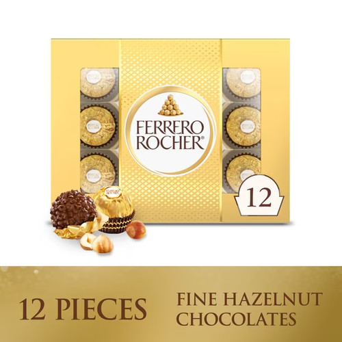 Ferrero rocher 12pc gourmet - ferrero,